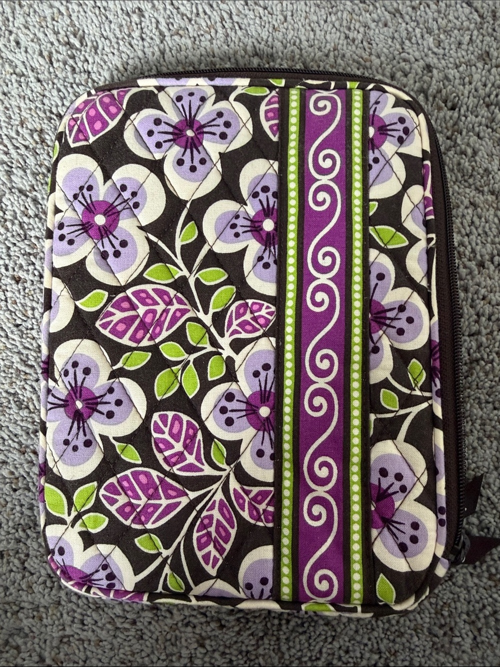 Vera Bradley Quilted Zip Pouch iPad/Tablet